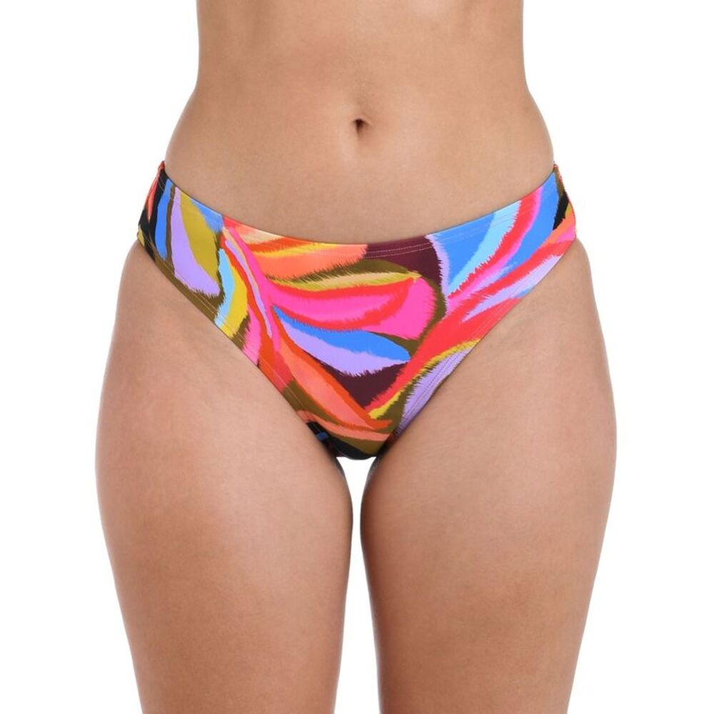 La Blanca Womens Tropic Waves Hipster Bikini Bottom 12 Multi - NWT $65